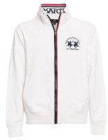La Martina full zip white
